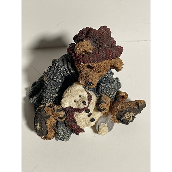 Boyds Bears & Friends Elliot & Snowbeary Figurine Limited Edition VTG 1994 #2242 - Picture 7 of 10